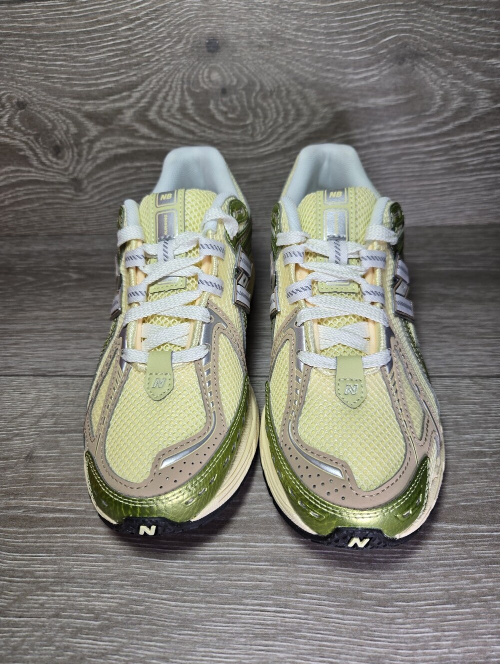 New Balance 1906R Running Shoes Beige Brown Yellow Green Womens 7 Mens 5.5 New - Picture 4 of 7